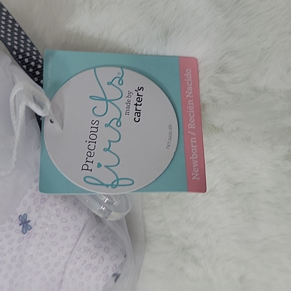 Carter's Precious First Moments Lavender Purple BodySuits and Pants Newborn - Picture 7 of 7